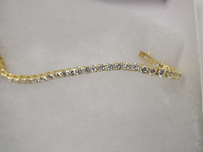 Real 925 Sterling Silver 3MM /2.5MM / 2MM 6 INCH 5 INCH Tennis Baby Bracelet