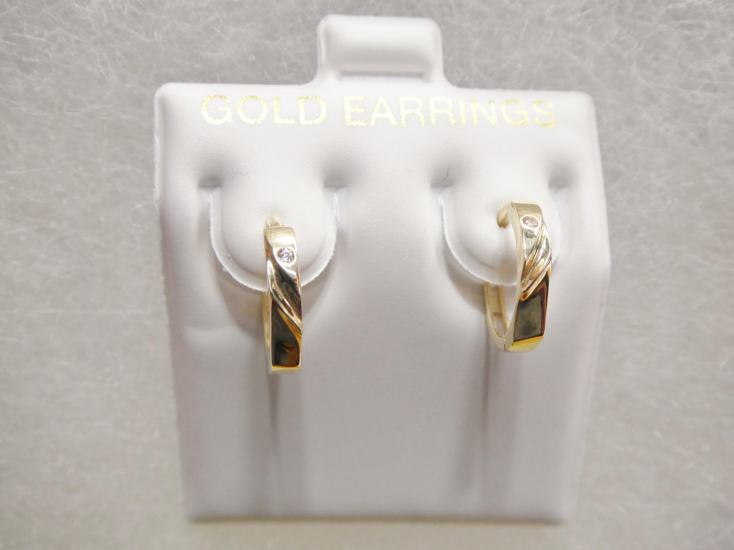real 10k solid yellow gold designer earrings