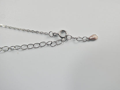 16 Inch Plus Two Inch Extension Real 925 Sterling Silver Mom Necklace
