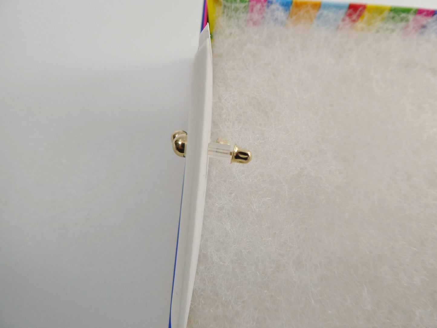 14k solid yellow gold 4mm screw post ball earring