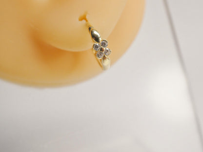 Real 10k Solid Yellow Gold Designer Earrings