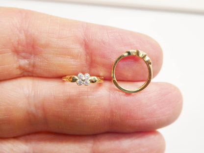 Real 10k Solid Yellow Gold Designer Earrings
