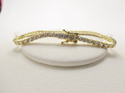 Real 925 Sterling Silver 2.5MM 6 Inch Tennis Bracelet