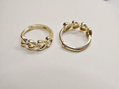 Real 10k Solid Yellow Gold Designer Earrings