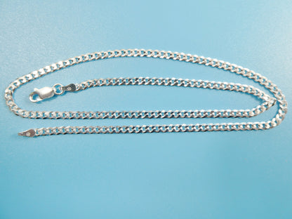 Real 925 Sterling Silver Italian Solid Chain Lobster Lock Clasp