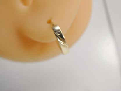 Real 10k Solid Yellow Gold Designer Earrings