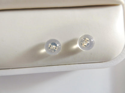 14k Yellow Gold Silicon Backing