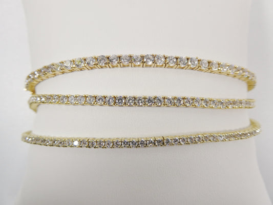 real 925 sterling silver 3MM /2.5MM / 2MM 6 INCH 5 INCH tennis baby bracelet