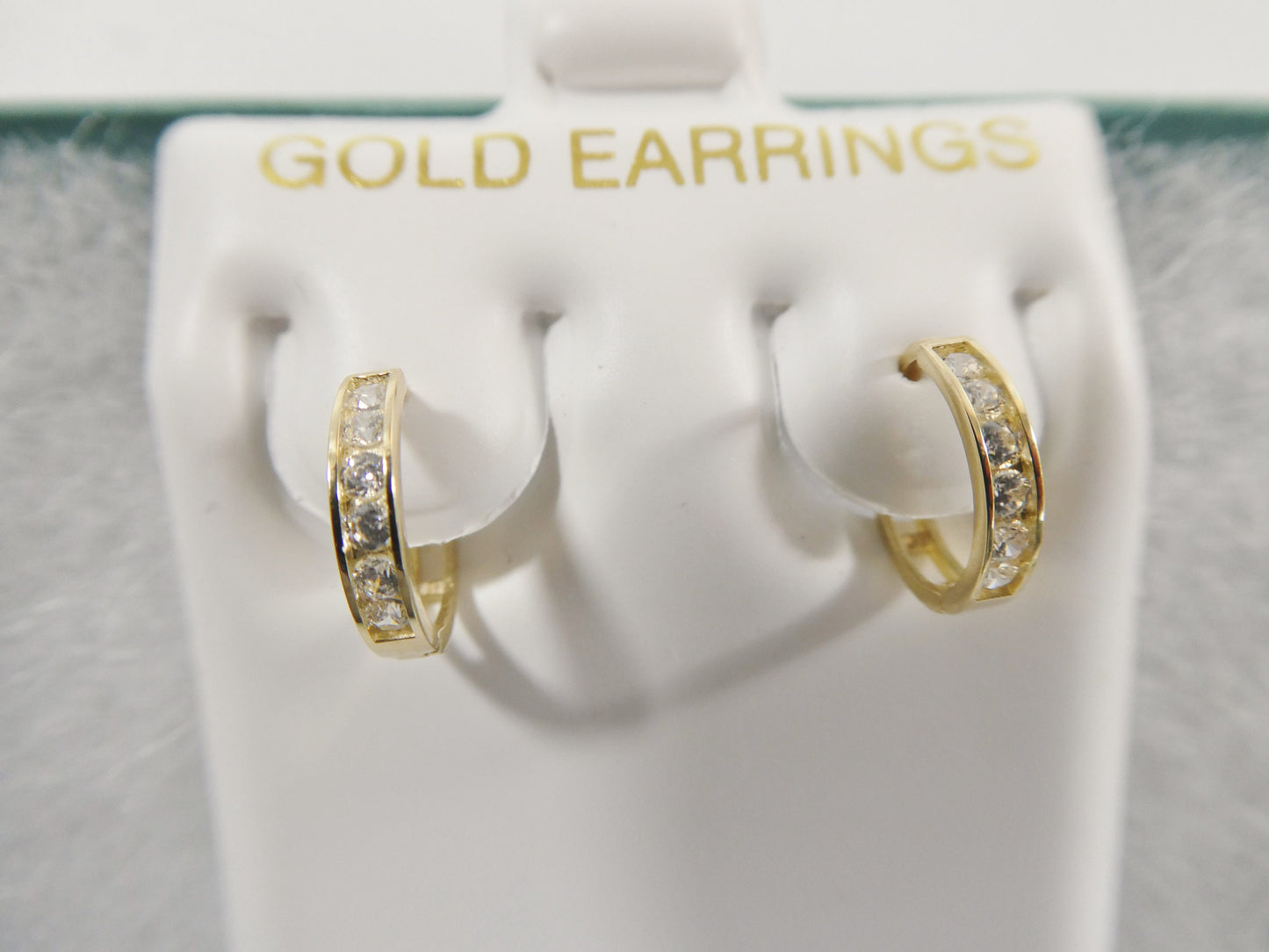 real 10k solid yellow gold earring 8MM / cartilage daith tiny hoop huggie earrings