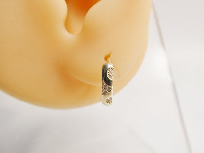 Real 10k Solid Yellow Gold Designer Earrings