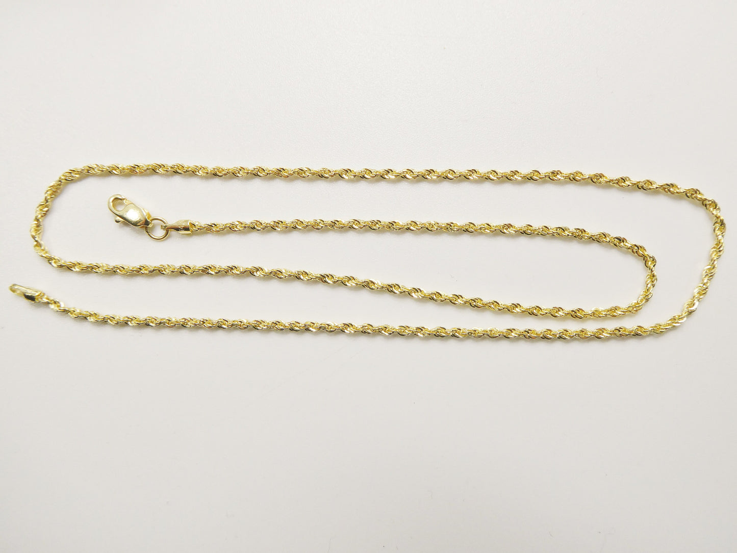 14k real solid yellow gold two tone double heart pendent and robe necklace