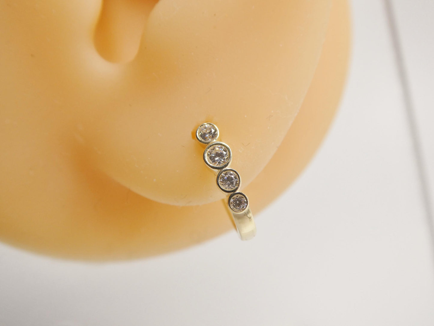 real 10k solid yellow gold designer earrings