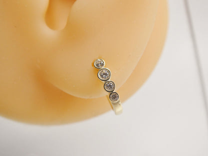Real 10k Solid Yellow Gold Designer Earrings