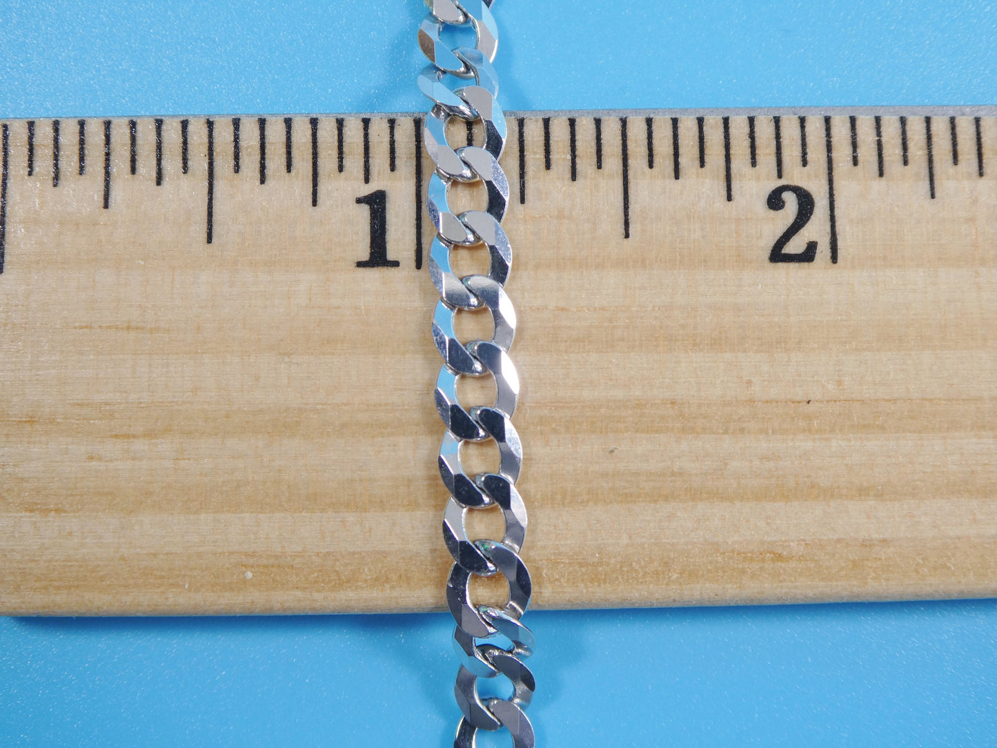 14k white gold color tone chain and large angel cross charm pendent over real 925 sterling silver