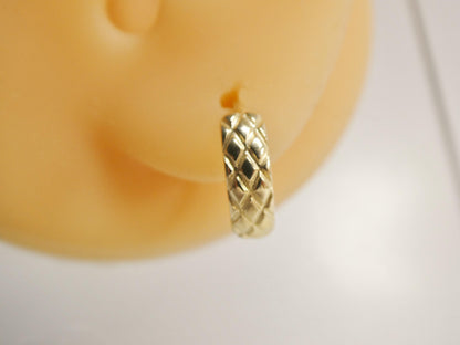 Real 10k Solid Yellow Gold Designer Earrings