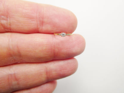 14k Real Solid Yellow Gold Cartilage Nose Ring Body Ring Piercing