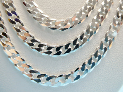 Real 925 Sterling Silver 4.50MM Italian Solid Chain Lobster Lock Clasp