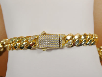 18k Gold Filled Monaco Necklace Choker Necklace 10mm 18" 20" 24" Length