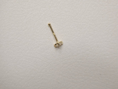 14k Real Solid Yellow Gold Triangle Nose Ring