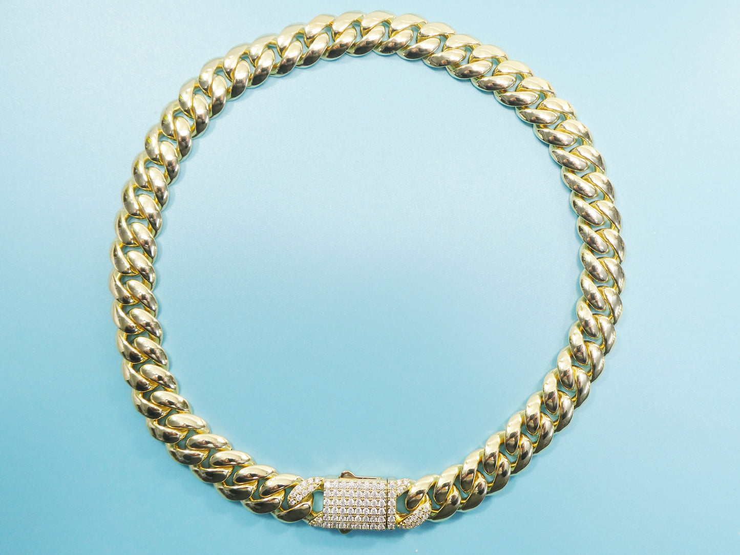14mm 18k gold filled Monaco necklace choker necklace 18" 20"24" length