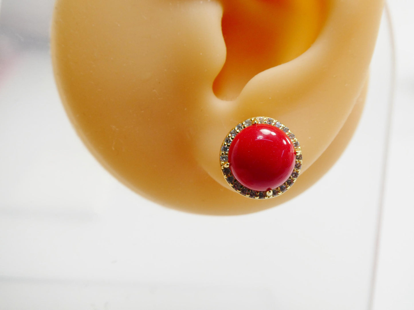 925 sterling silver gemstones stud earrings