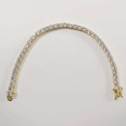 Real 925 Sterling Silver 4MM 6 INCH / 6.5 INCH Tennis Bracelet