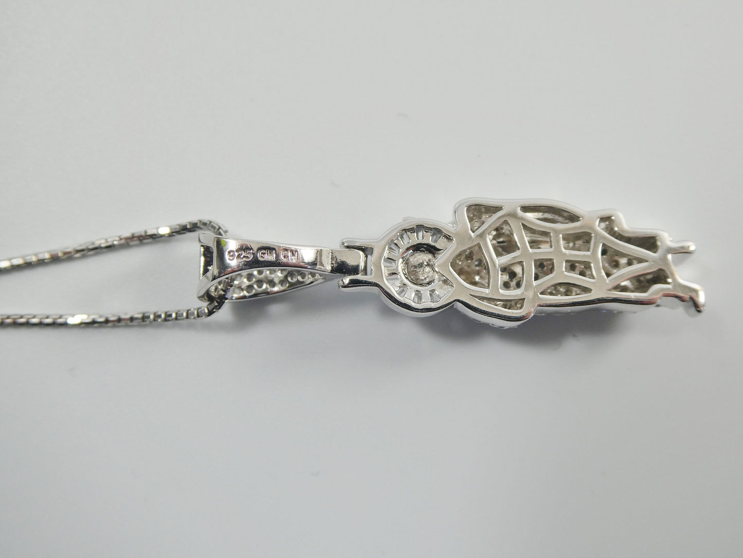 real 925 sterling silver 16 inch box chain and saint jude small pendent