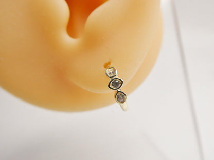 Real 10k Solid Yellow Gold Designer Earrings