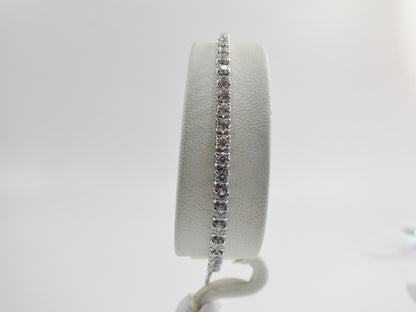 Adjustable Tennis Bracelet Real 925 Sterling Silver