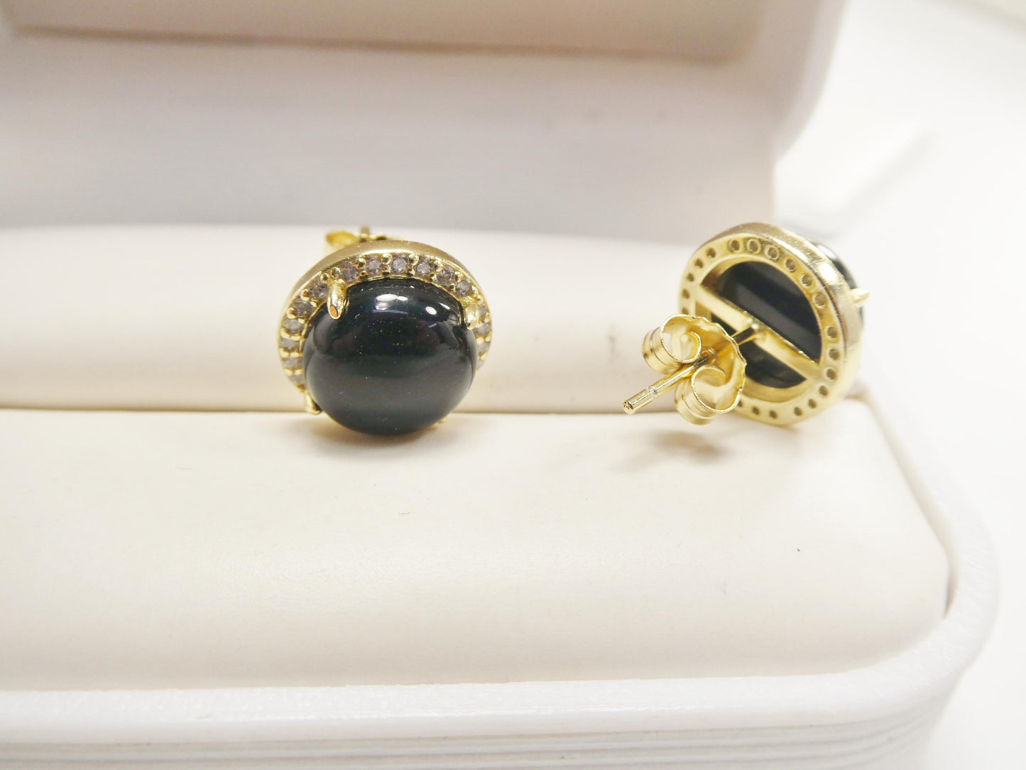 925 sterling silver gemstones stud earrings