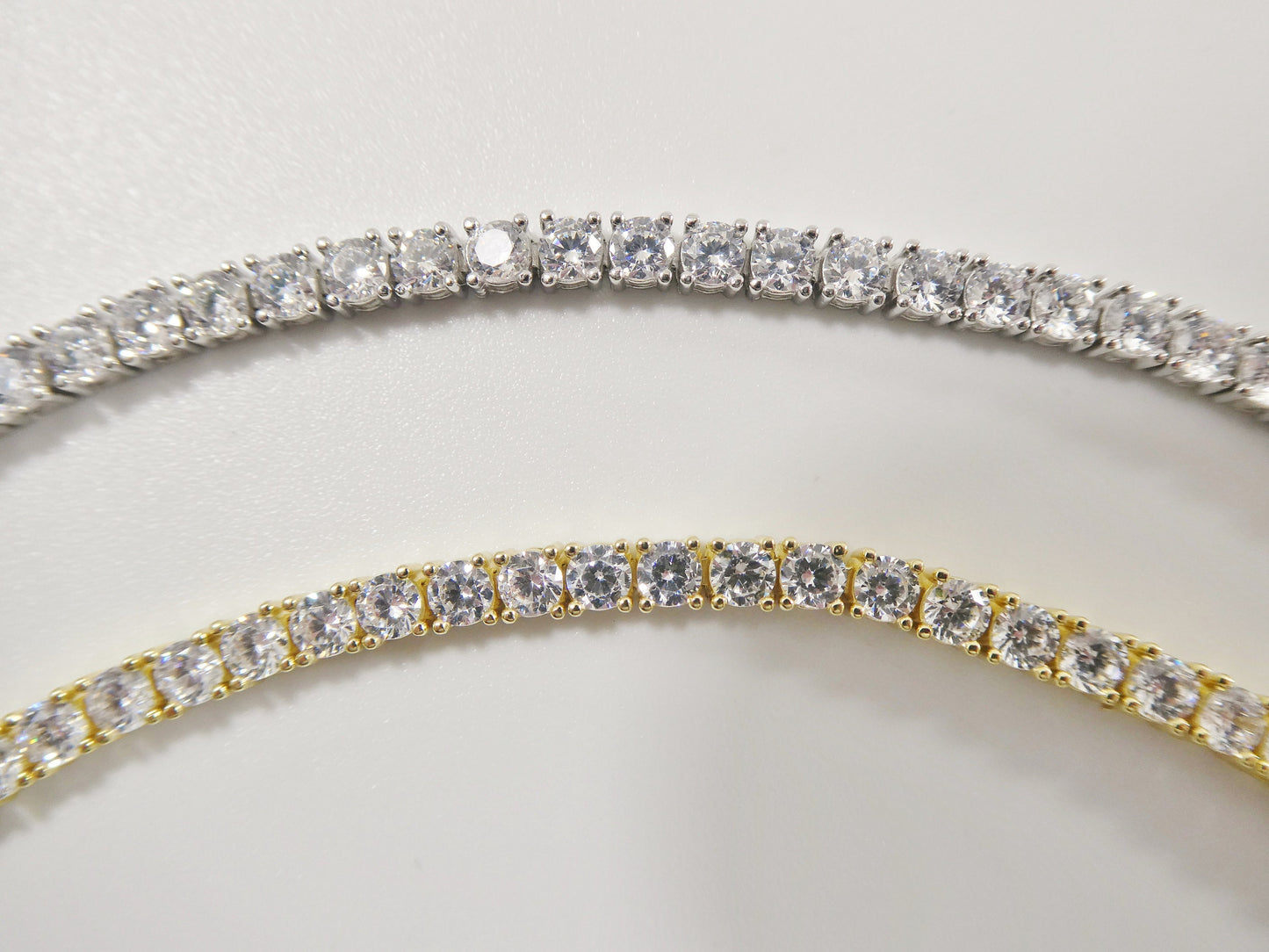 real 925 sterling silver 4MM 6 INCH / 6.5 INCH tennis bracelet