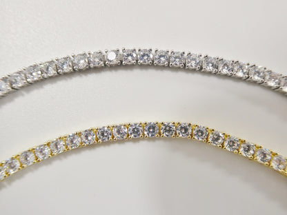 Real 925 Sterling Silver 4MM 6 INCH / 6.5 INCH Tennis Bracelet