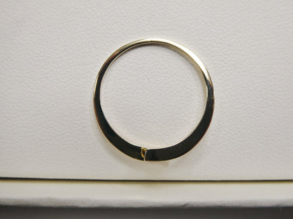 Real 10k Solid Yellow Gold Women's Classic Micro Pave Setting Ring