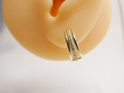 Real 10k Solid Yellow Gold Designer Earrings