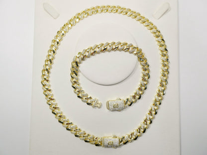 Monaco Cuban Necklace 14k Gold Filled 9mm