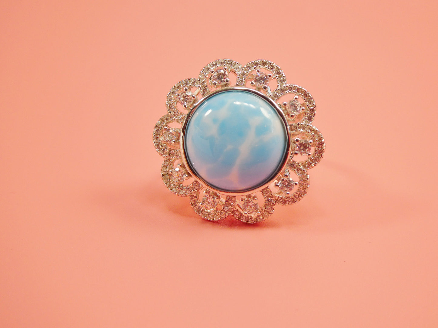 turquois ring real 925 sterling silver