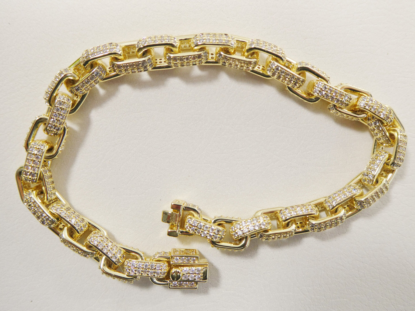 14k gold filled barrel link necklace 7.4mm  20"24" length