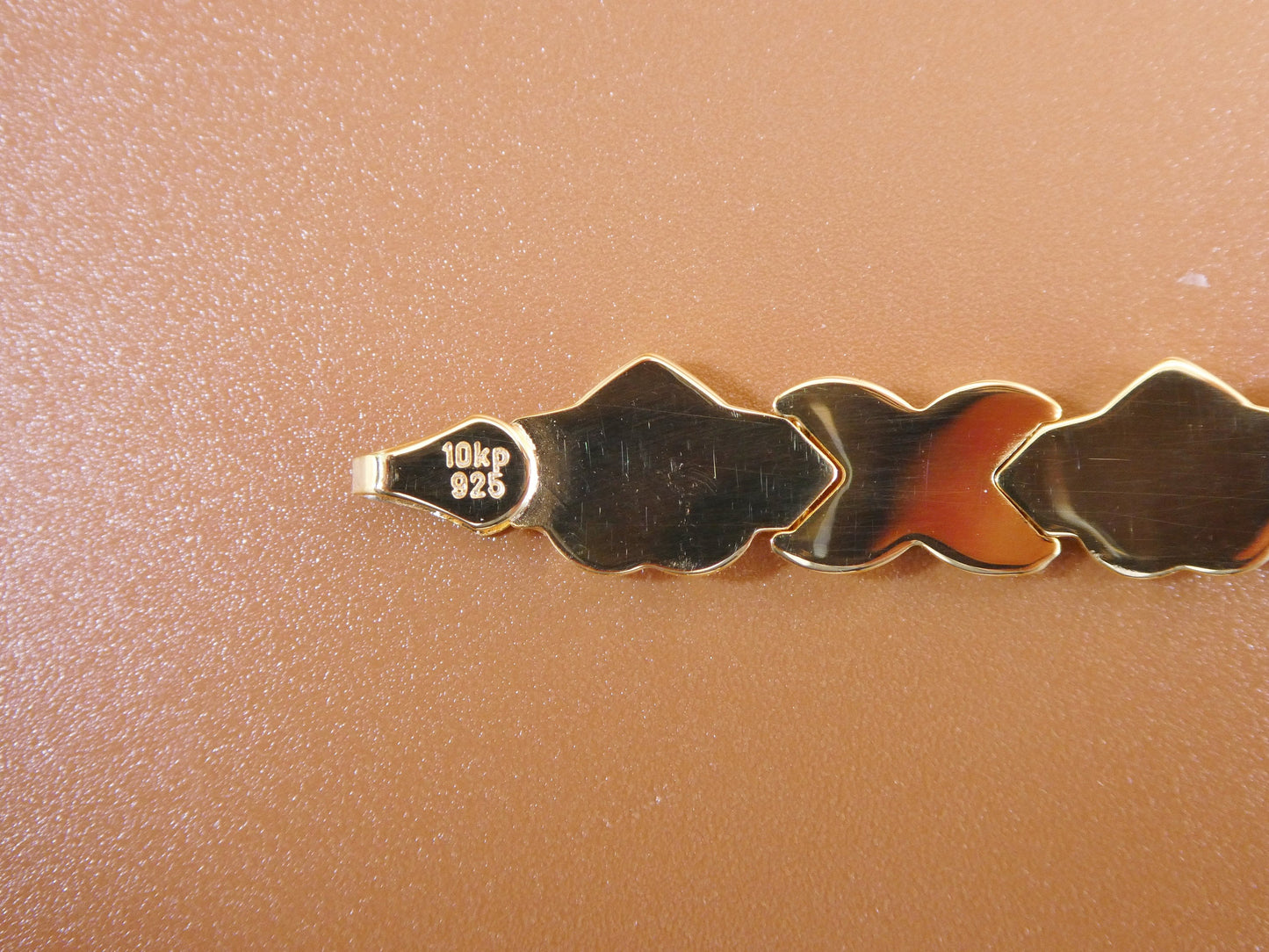 XOXO Heart Bracelet: 14k Gold Over Sterling Silver