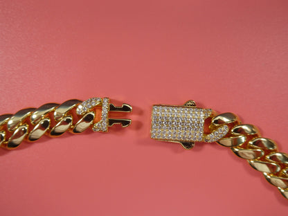 18k Gold Filled Monaco Necklace Choker Necklace 10mm 18" 20" 24" Length