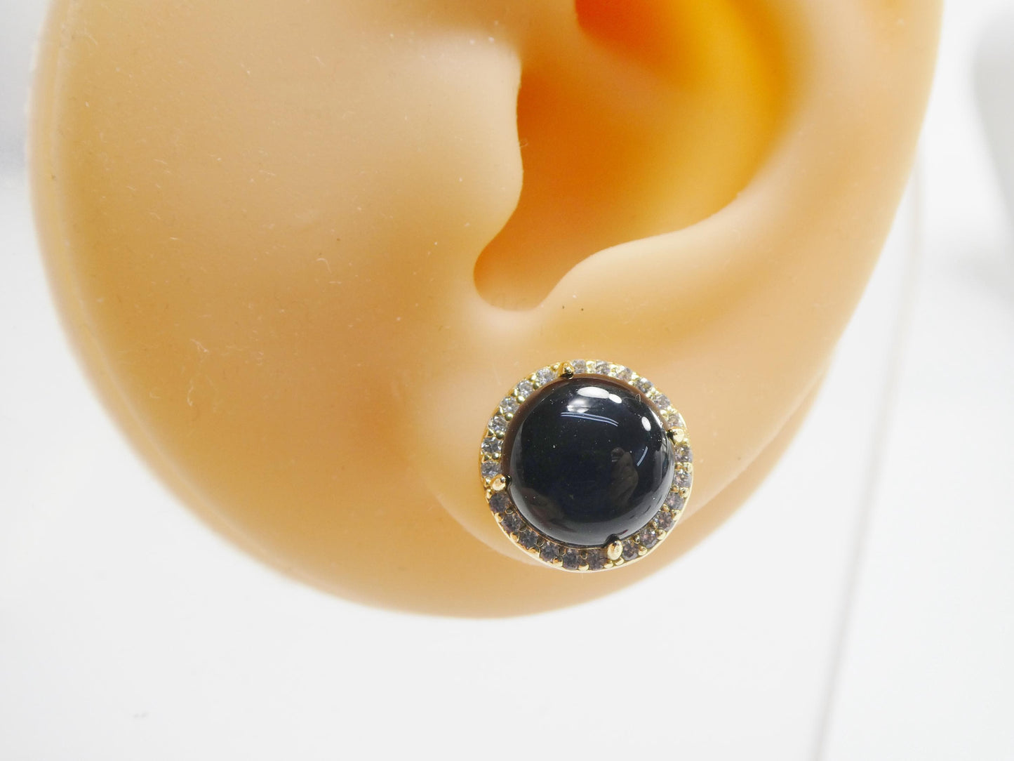 925 sterling silver gemstones stud earrings