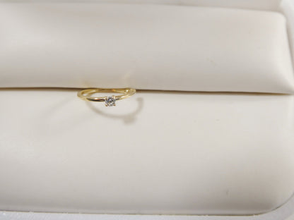 14k Real Solid Yellow Gold Cartilage Nose Ring Body Ring Piercing