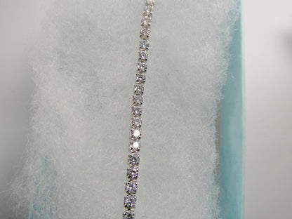Adjustable Tennis Bracelet Real 925 Sterling Silver