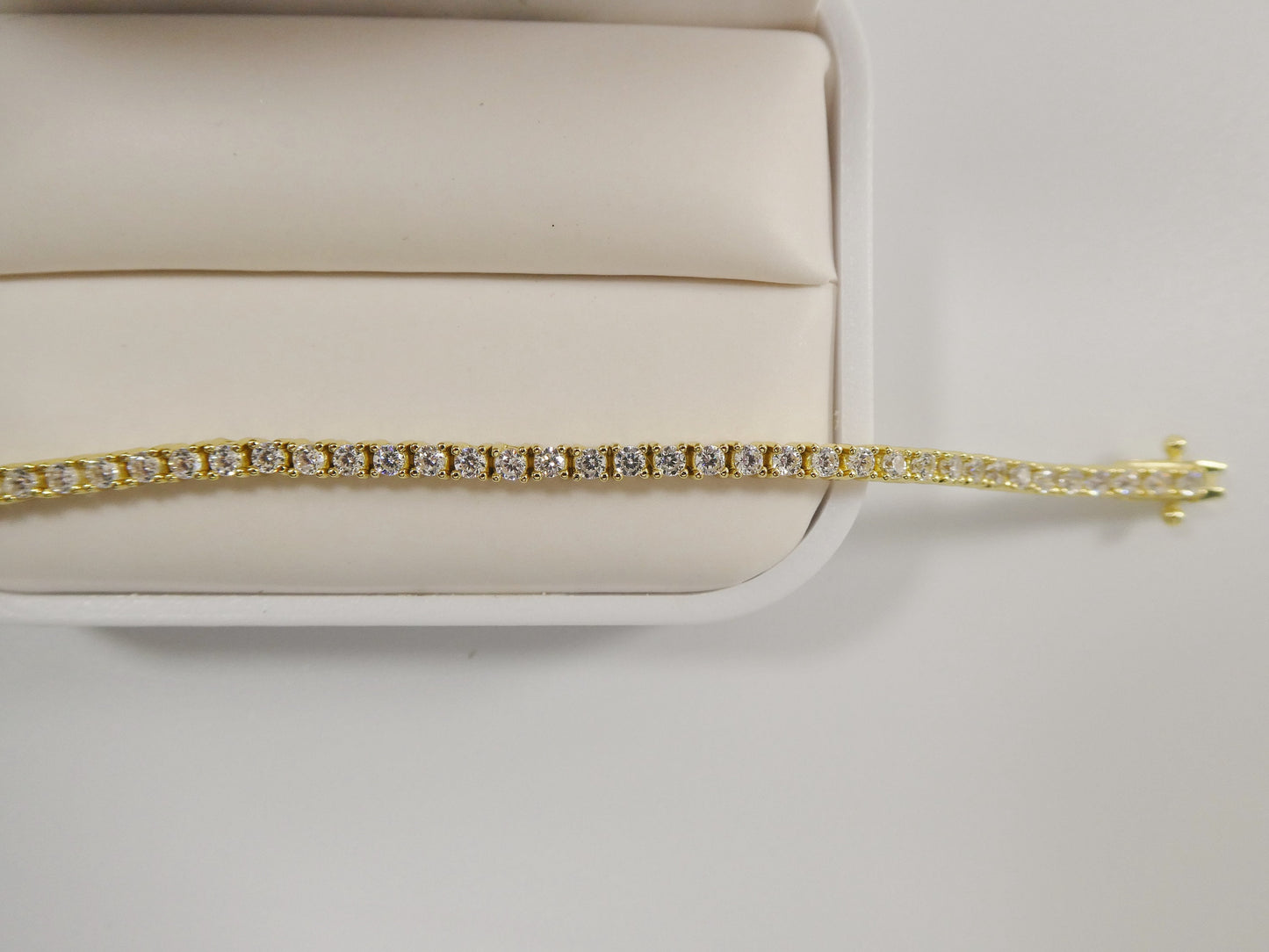 real 925 sterling silver 2MM 6 INCH 6.5 INCH tennis ladies bracelet