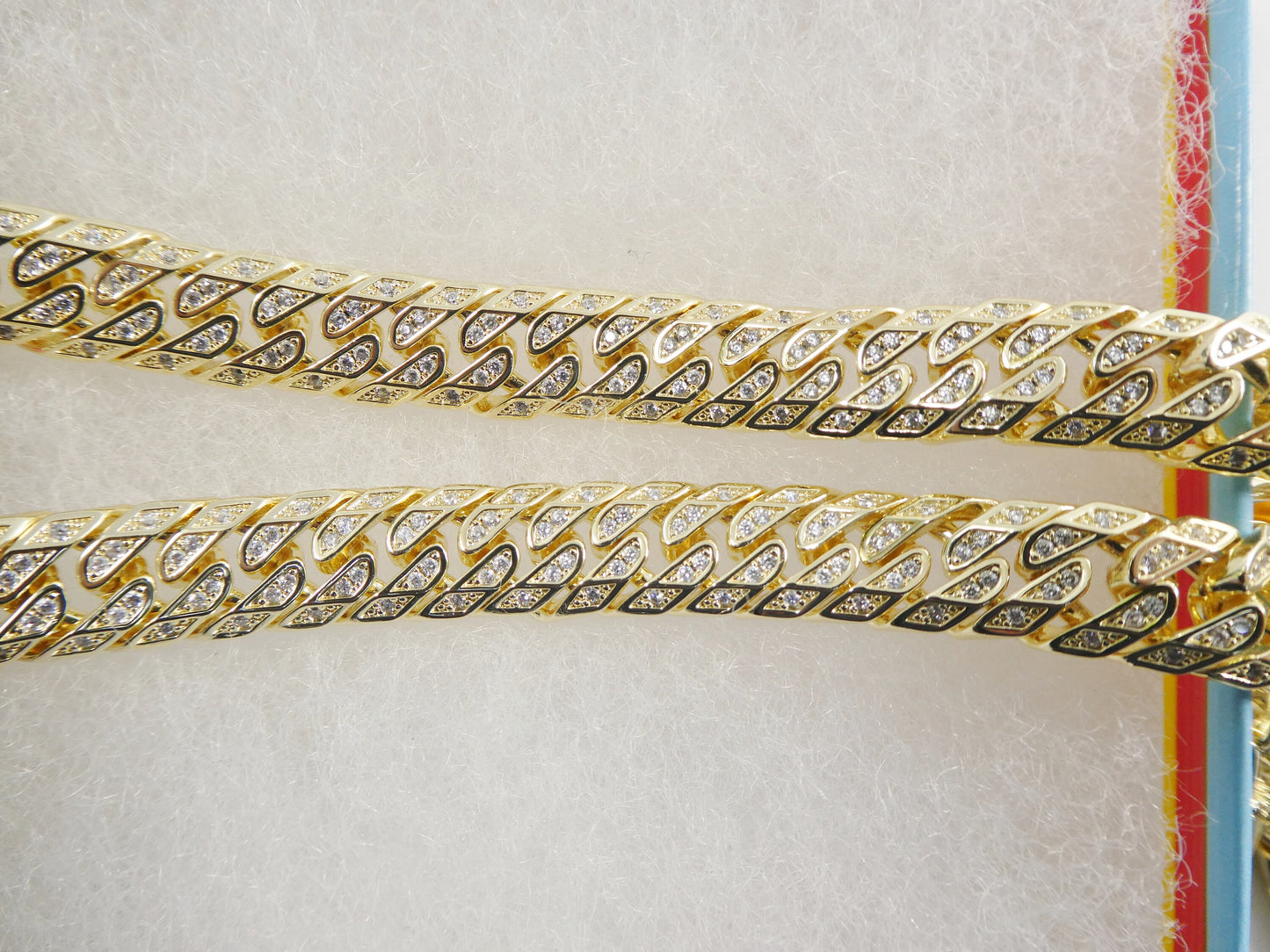 14k gold filled fancy lock Monaco choker necklace