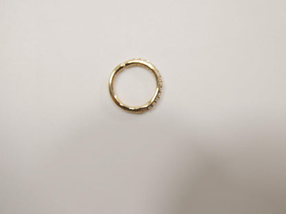 14k Real Solid Yellow Gold Hoop Earring Cartilage Daith Ring Piercing