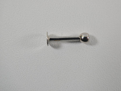 14K Real Solid Yellow Gold Lip Chin Stud Piercing