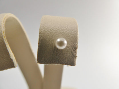 14k Real Solid Yellow Gold Pearl Nose Ring