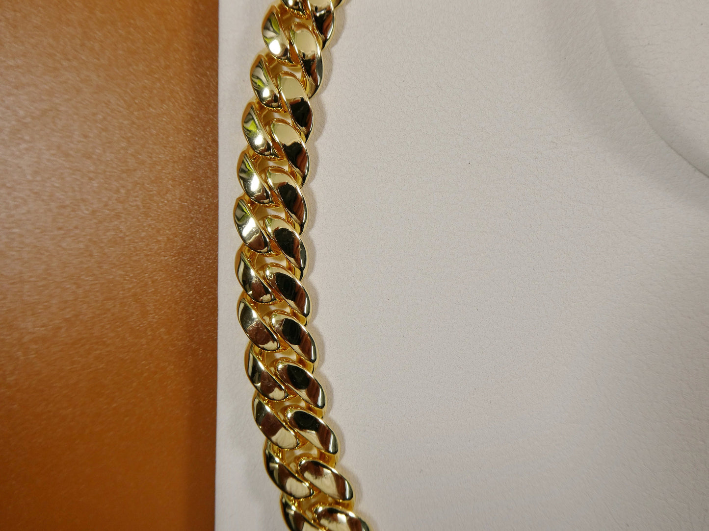 18k gold filled Monaco necklace choker necklace 10mm 18" 20" 24" length