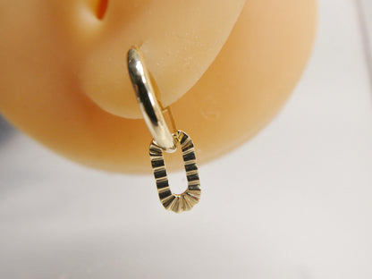 Real 10k Solid Yellow Gold Designer Earrings