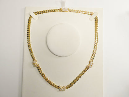6mm Monaco Link Chain Necklace Moissanite Real 925 Sterling Silver